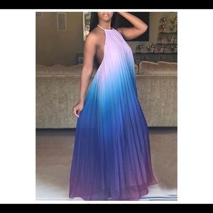 Cichic Gender Reveal Tie Dye maternity Dress L